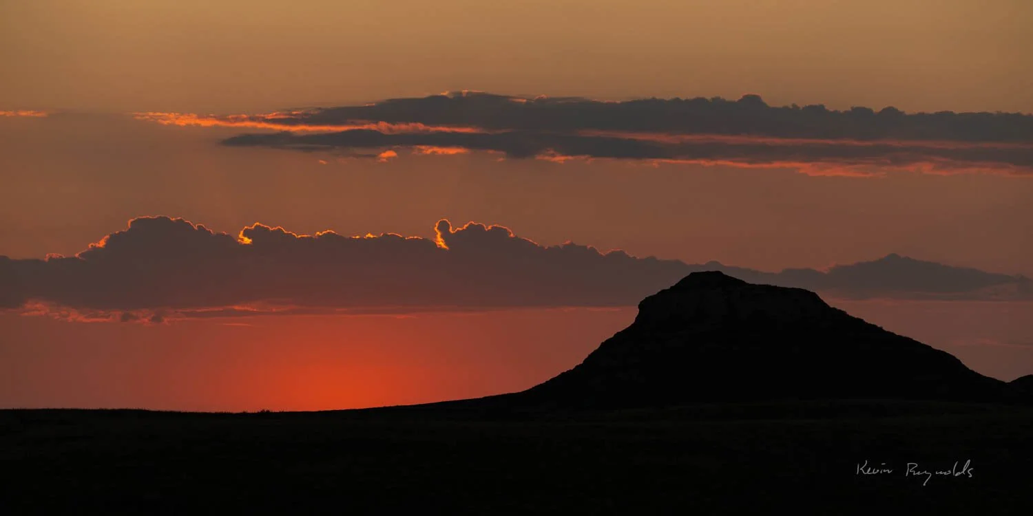 Badlands sunset