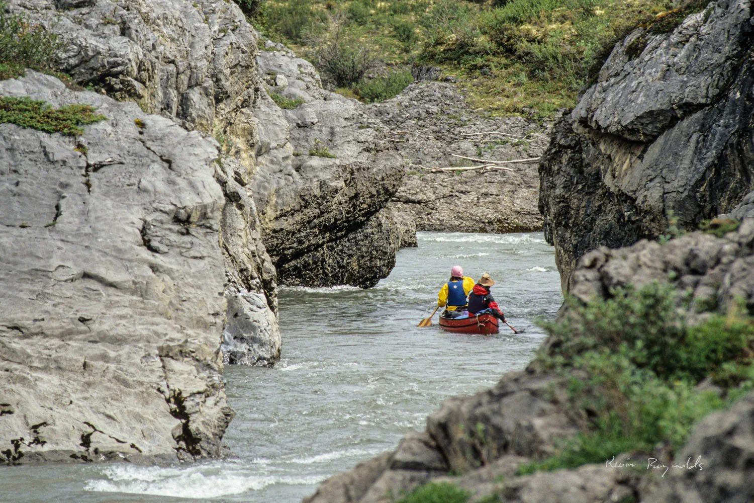Running a micro canyon on Black Feather Creek
