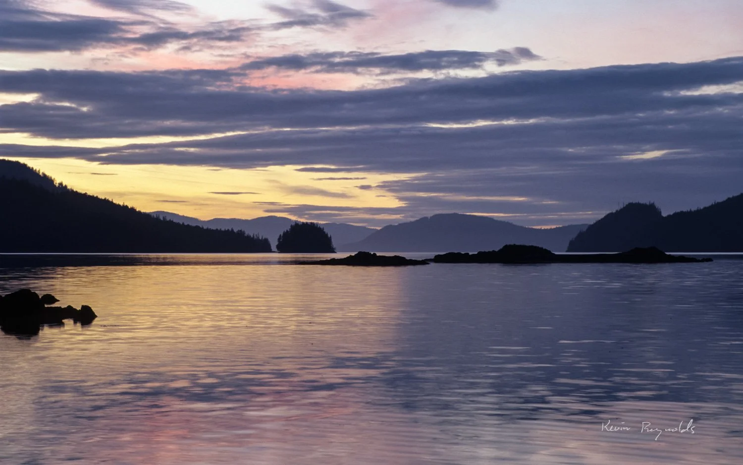 Evening sky over Haida Gwaii, BC