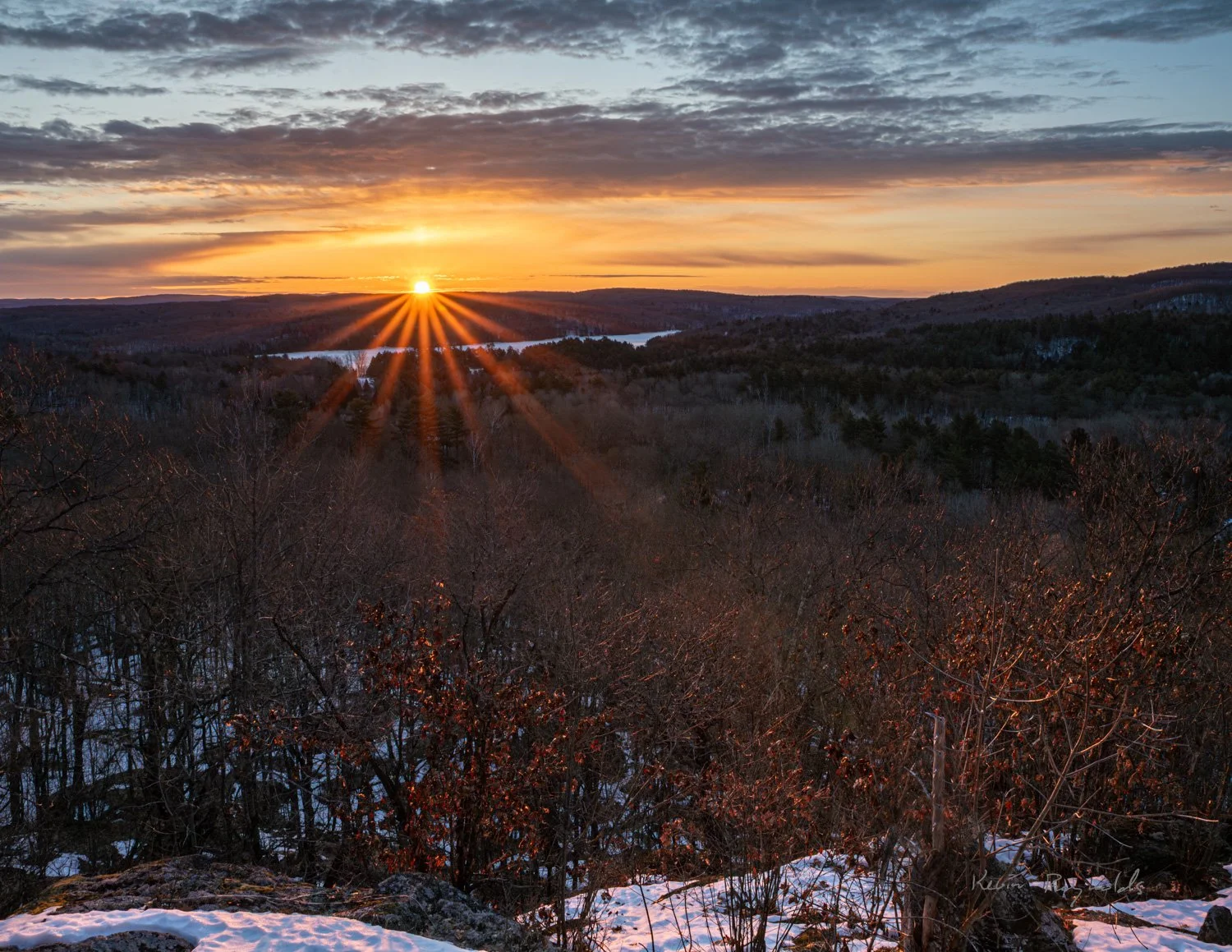 Sunrise over the Outaouais