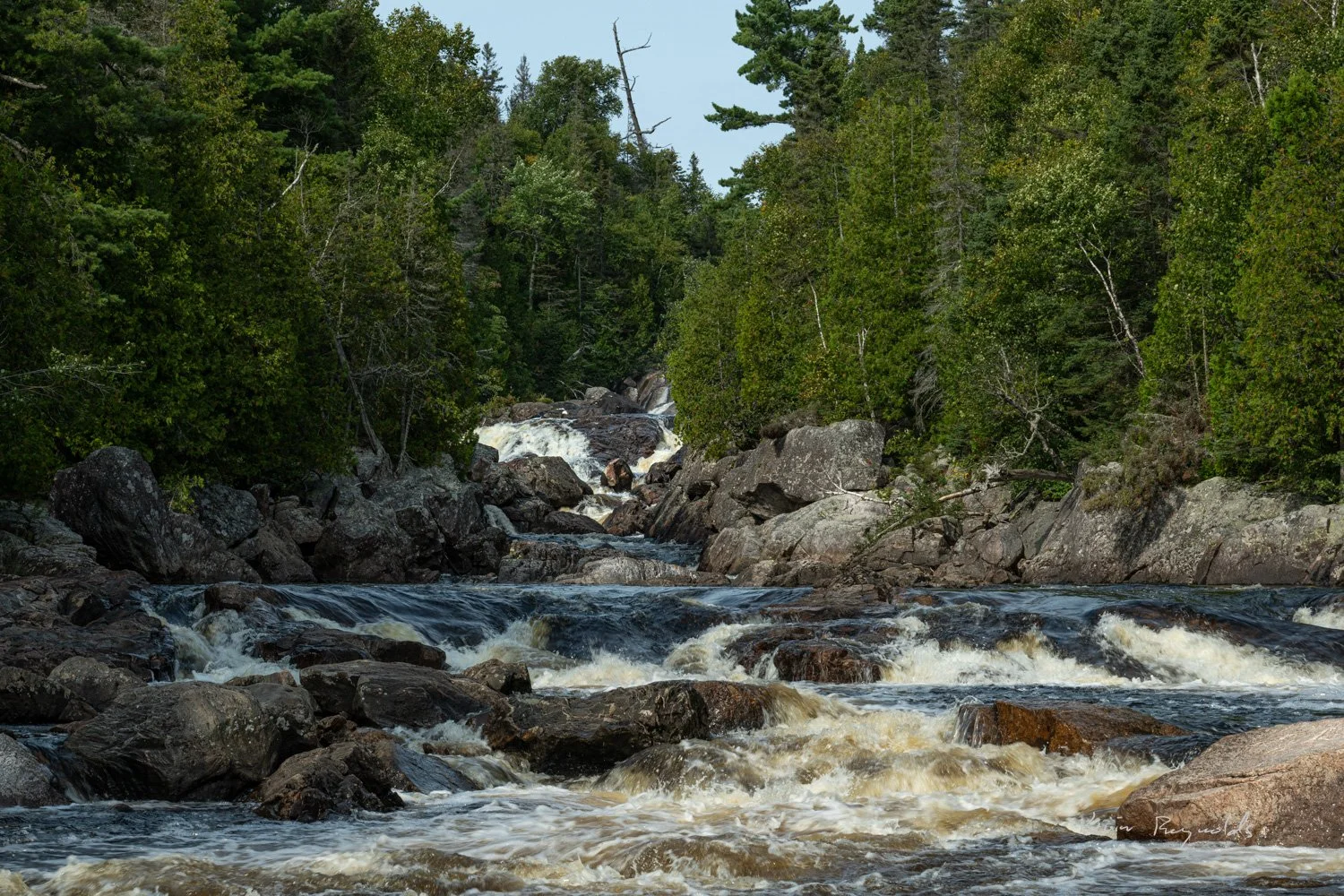 Waterfall in Lake Superior Provincial Park, ON