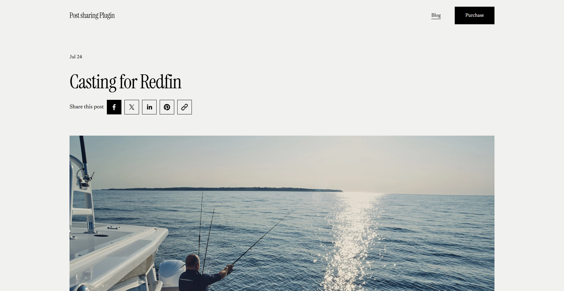 Post Sharing Plugin