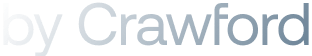 Text displaying 'by Crawford' on a black background