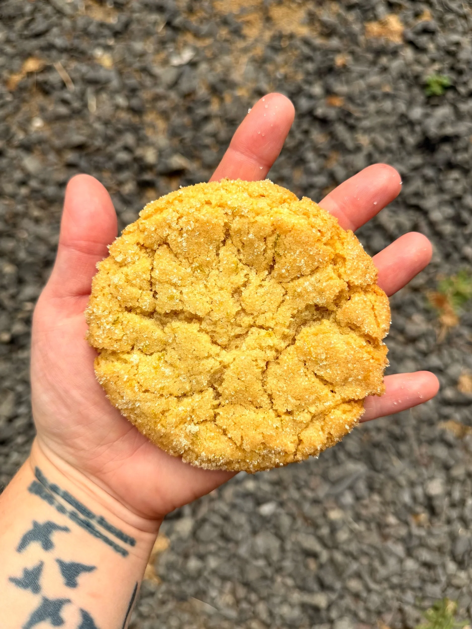 Large Lemon Lime Sugar Cookies