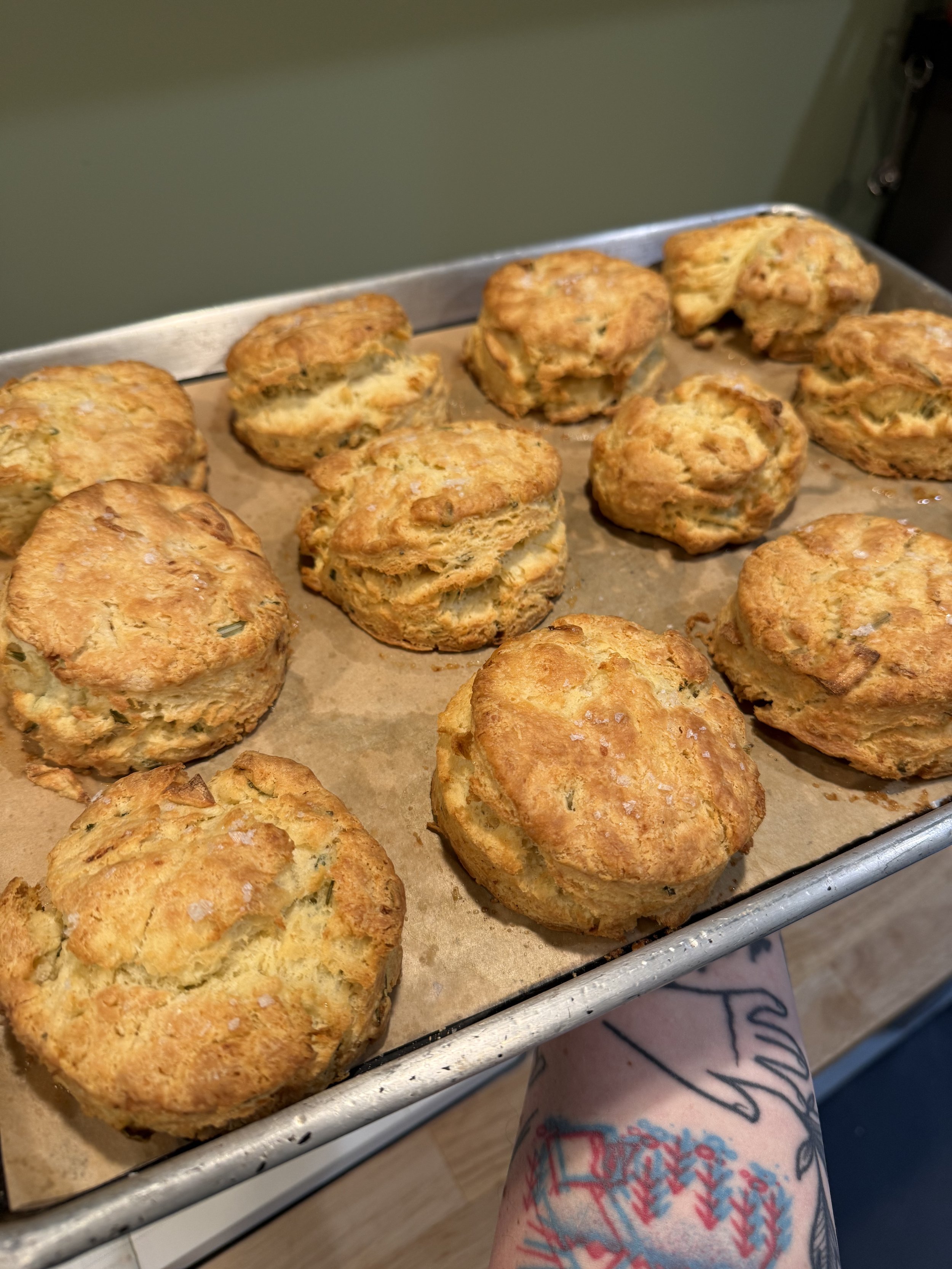 Asiago & Herb Sourdough Biscuits (2 pack)