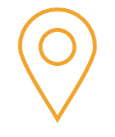 Symbol für einen Standort oder eine Adresse, typischer Karten- oder Navigations-Pin