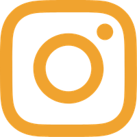 Instagram-Logo, goldfarben auf schwarzem Hintergrund