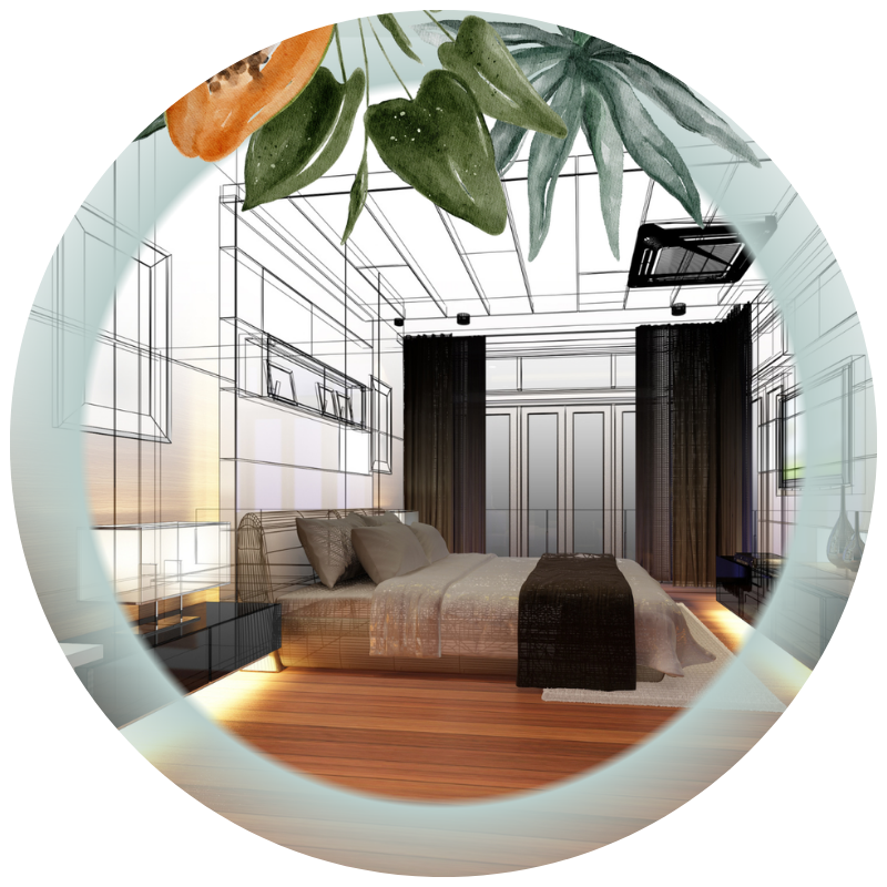 Icon für 3D-Planung in Wien und Umgebung - Interior Design mit 3D-Visualisierung, Raumplanung und Grundriss für bessere Vorstellung für Wohnung und Haus