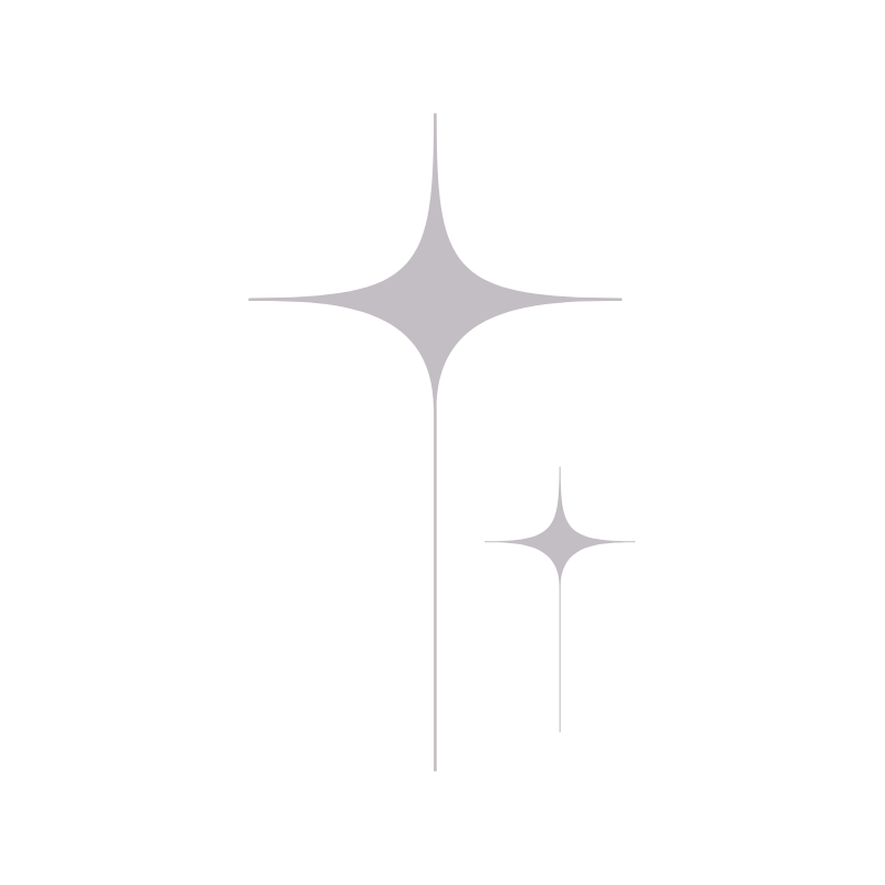Minimalistische graue Funkelsterne als dekoratives Designelement
