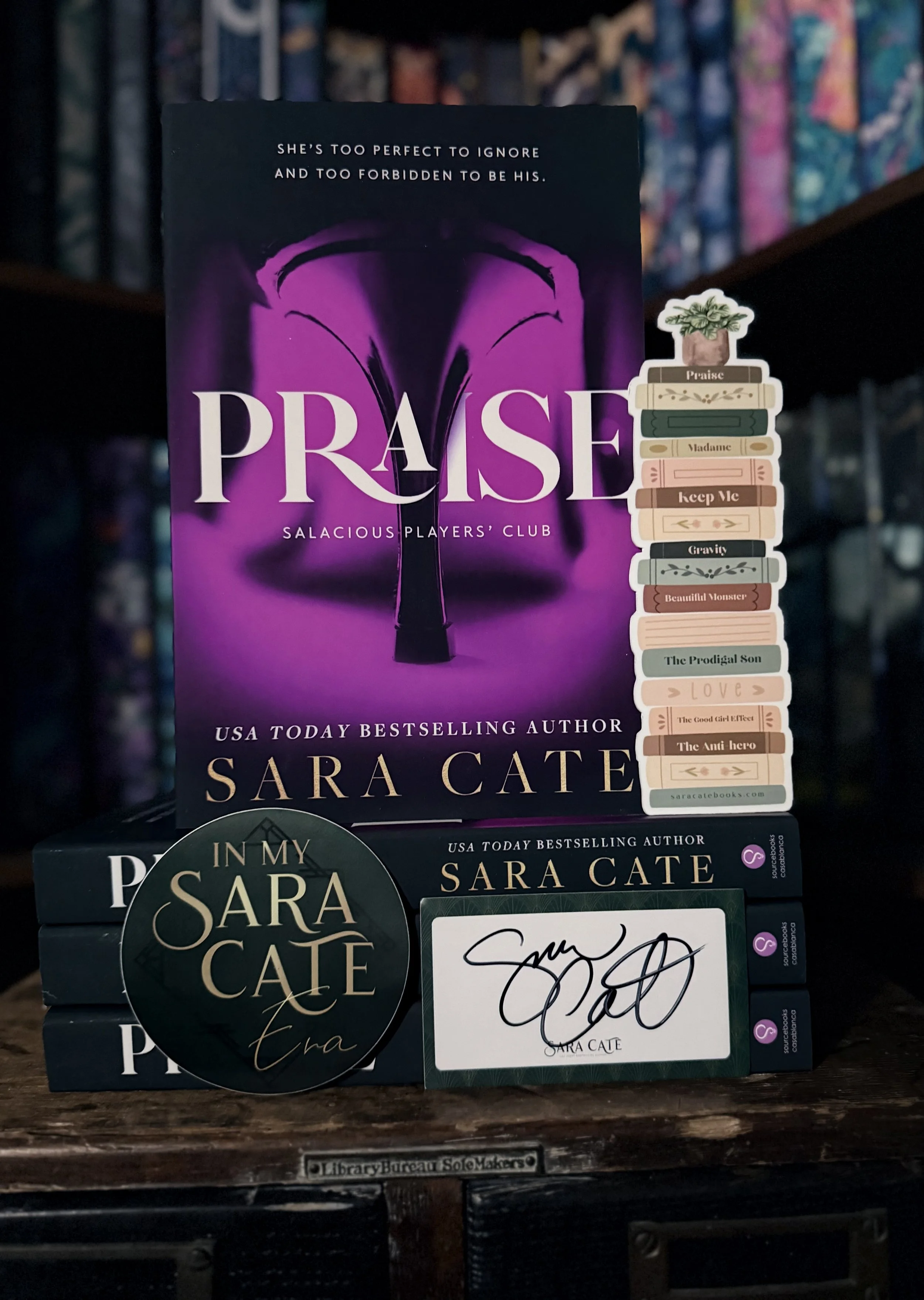 Praise by Sara Cate [Signed Bookplate w/ Swag]