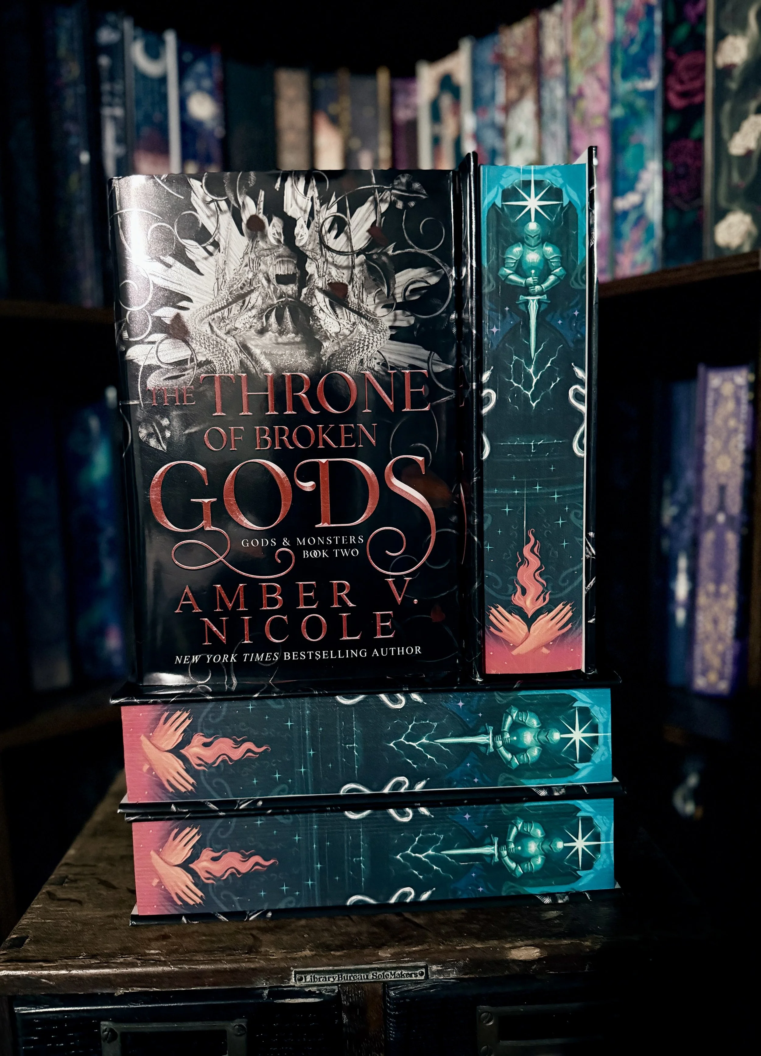 The Throne of Broken Gods by Amber V. Nicole [Deluxe Limited SE - Signed]