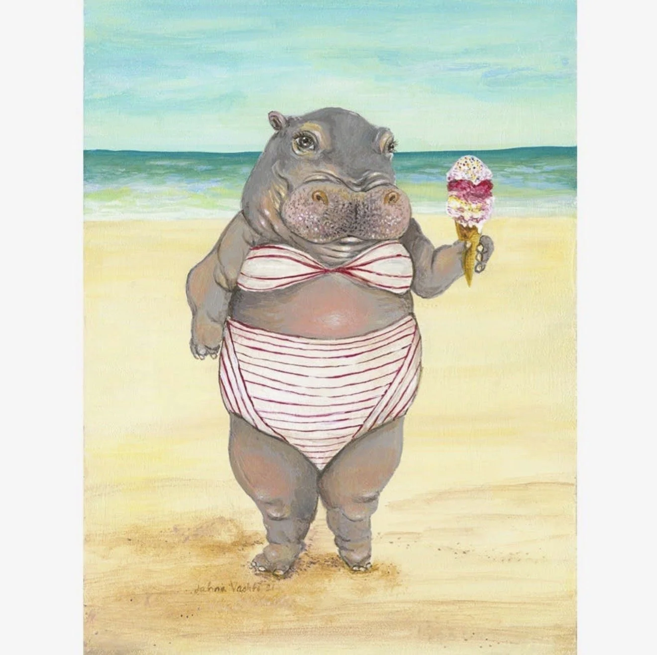 “Delores’s Day Off” Art Print