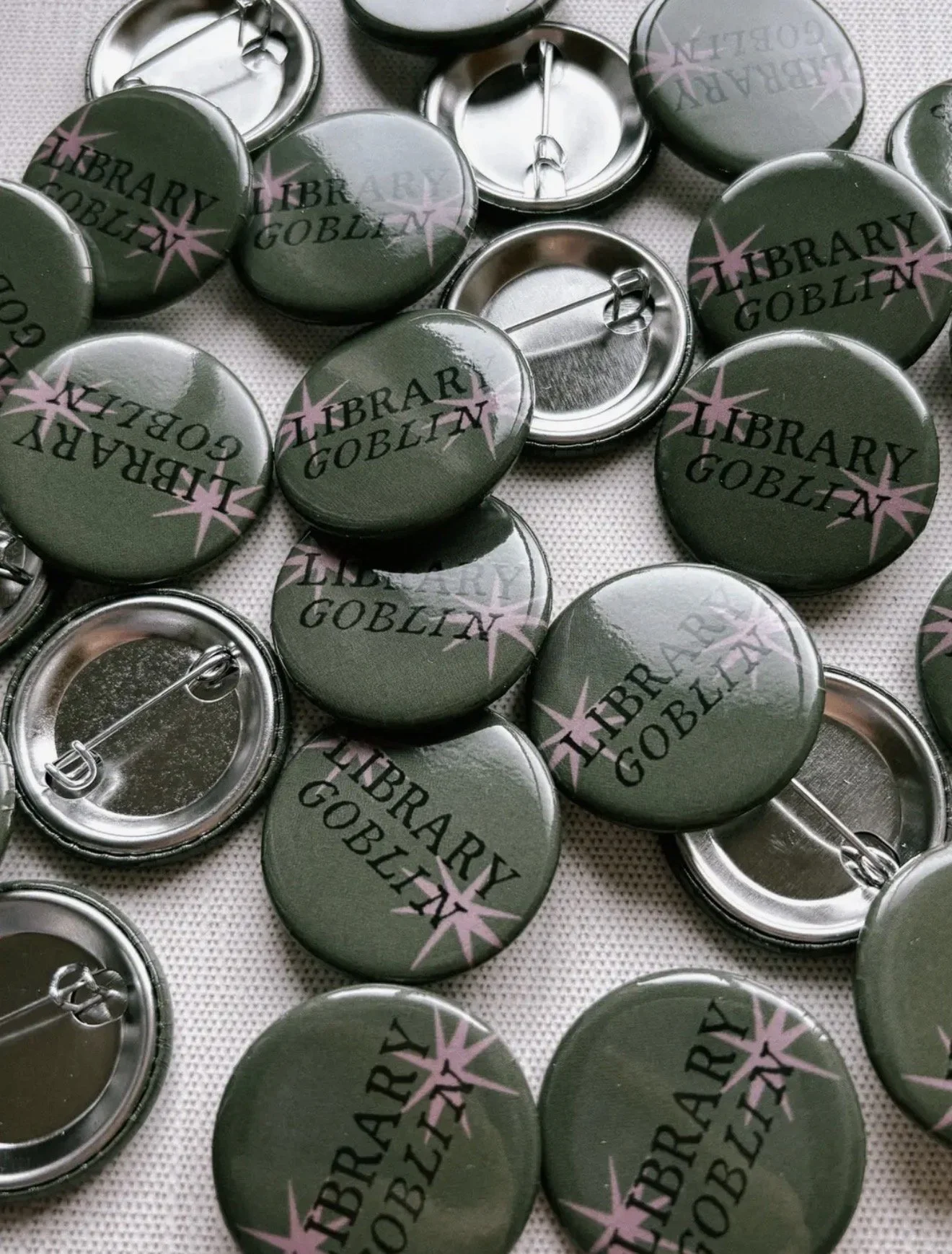 Button Pin: Library Goblin