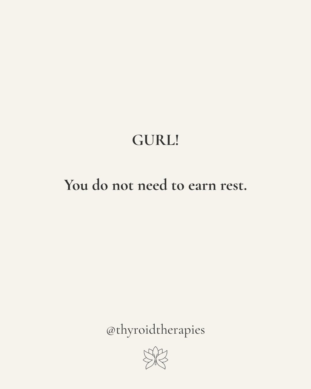 There are days I still struggle with this one! Capitalism runs deep.

#thyroid #hashimoto #hashimotos #hashimotosthyroiditis #autoimmune