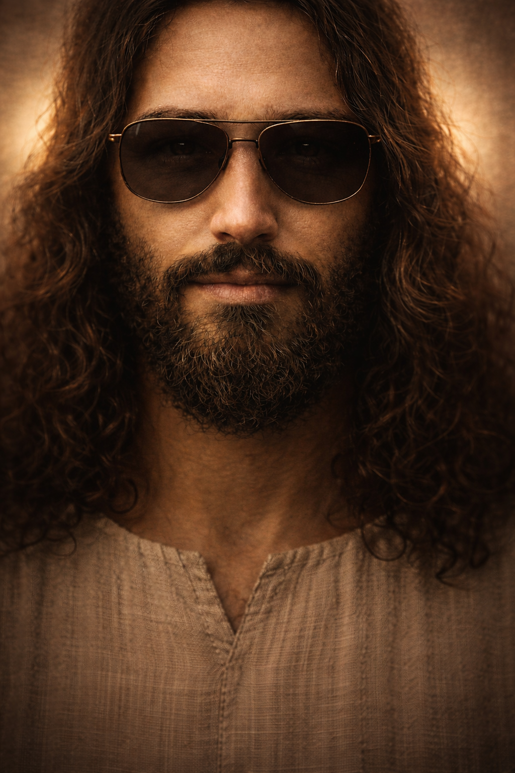 Cool Version of Jesus with sunglasses promoting the soon-to-be-released book - Jesus Is The Coolest Guy I Know.