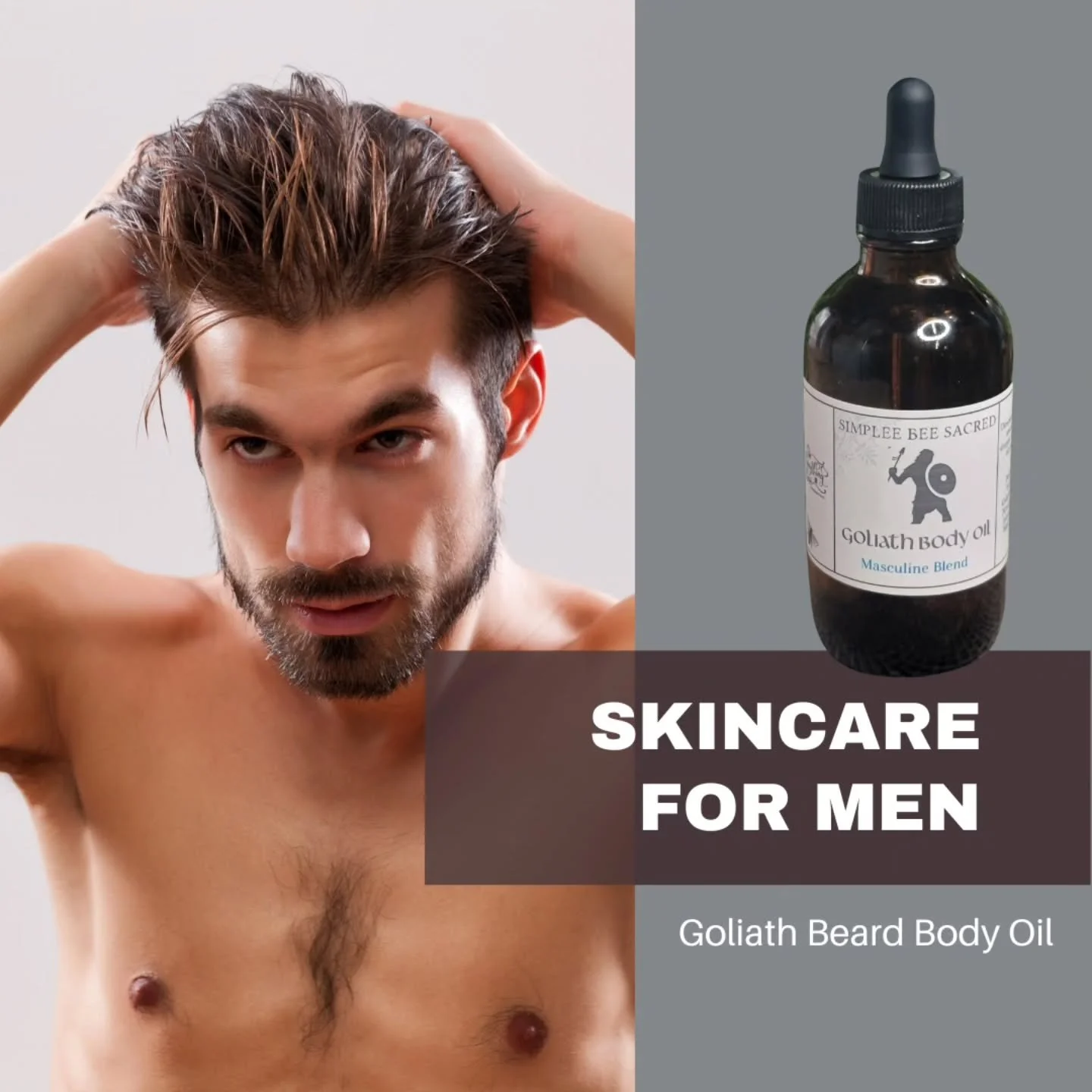 Deep hydration. Zero greasy feel. Goliath Body Oil absorbs fast and leaves skin smooth.

#menskincare #mensproduct  #mensskincareproducts #organicskincare  #organicbeauty
