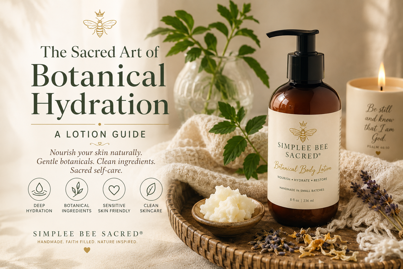 The Sacred Art of Botanical Hydration: The Ultimate Guide to Natural Body Lotion for Healthy Skin