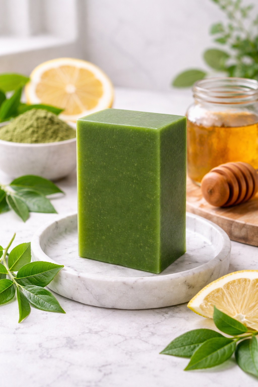 Green Tea 7 Honey Soap ifestyle.png