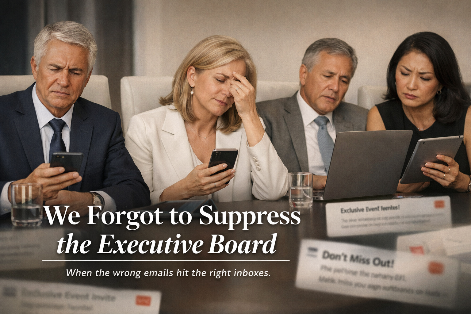 We Forgot to Suppress the Executive Board