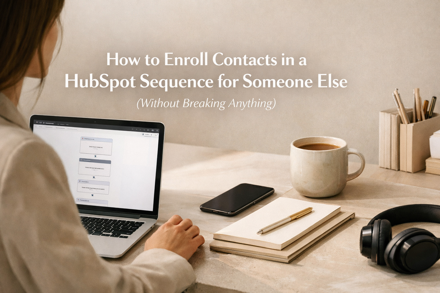 How to Enroll Contacts in a HubSpot Sequence for Someone Else (Without Breaking Anything)