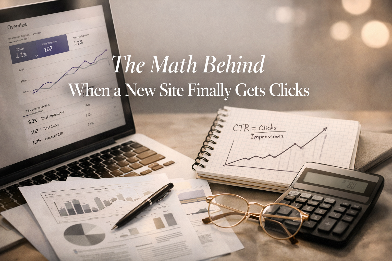 The Math Behind When a New Site Finally Gets Clicks