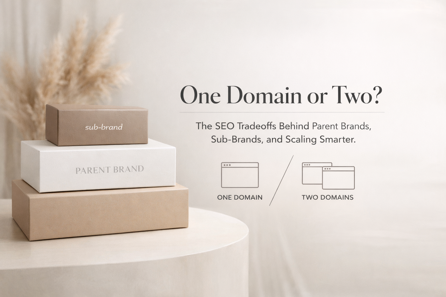 One Domain or Two? The SEO Tradeoffs Behind Parent Brands, Sub‑Brands, and Scaling Smarter