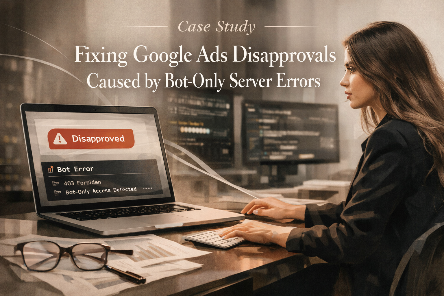 Case Study: How Ritner Digital Fixed Google Ads Disapprovals Caused by Bot-Only Server Errors