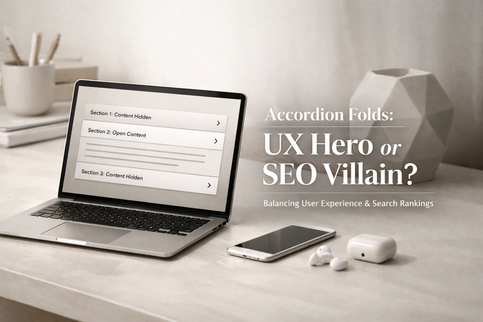 Accordion Folds: UX Hero or SEO Villain?