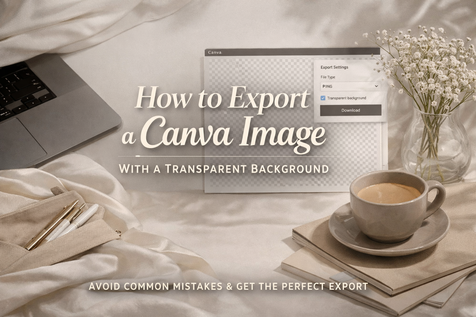 How to Export a Canva Image With a Transparent Background (No White Box ...