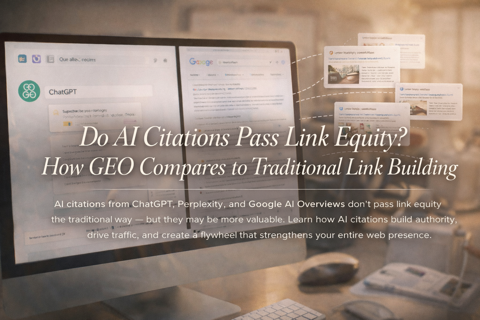Do AI Citations Pass Link Equity? How GEO Compares to Traditional Link Building