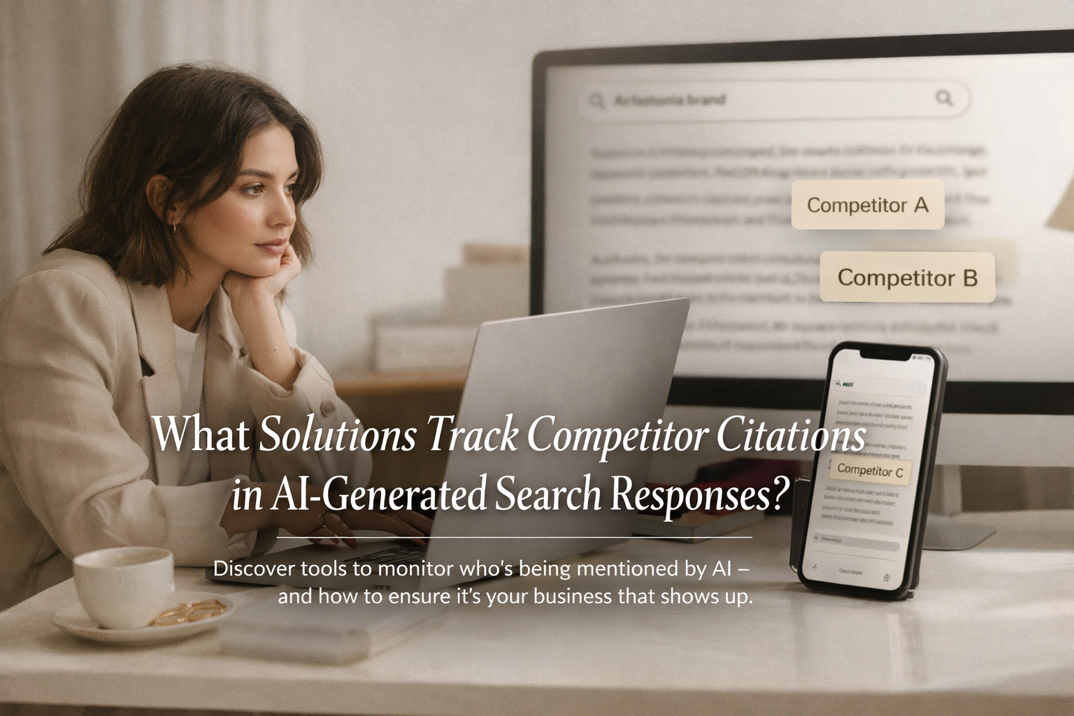 What Solutions Track Competitor Citations in AI-Generated Search Responses?