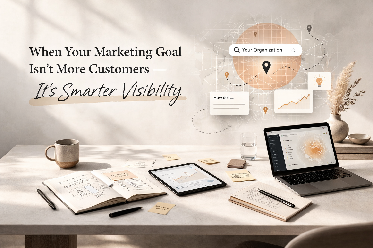 When Your Marketing Goal Isn't More Customers — It's Smarter Visibility