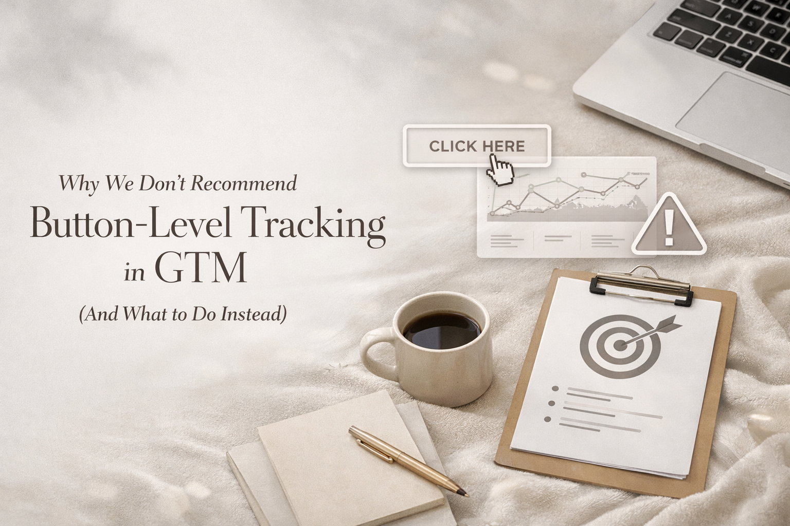 Why We Don't Recommend Button-Level Tracking in Google Tag Manager (And What to Do Instead)