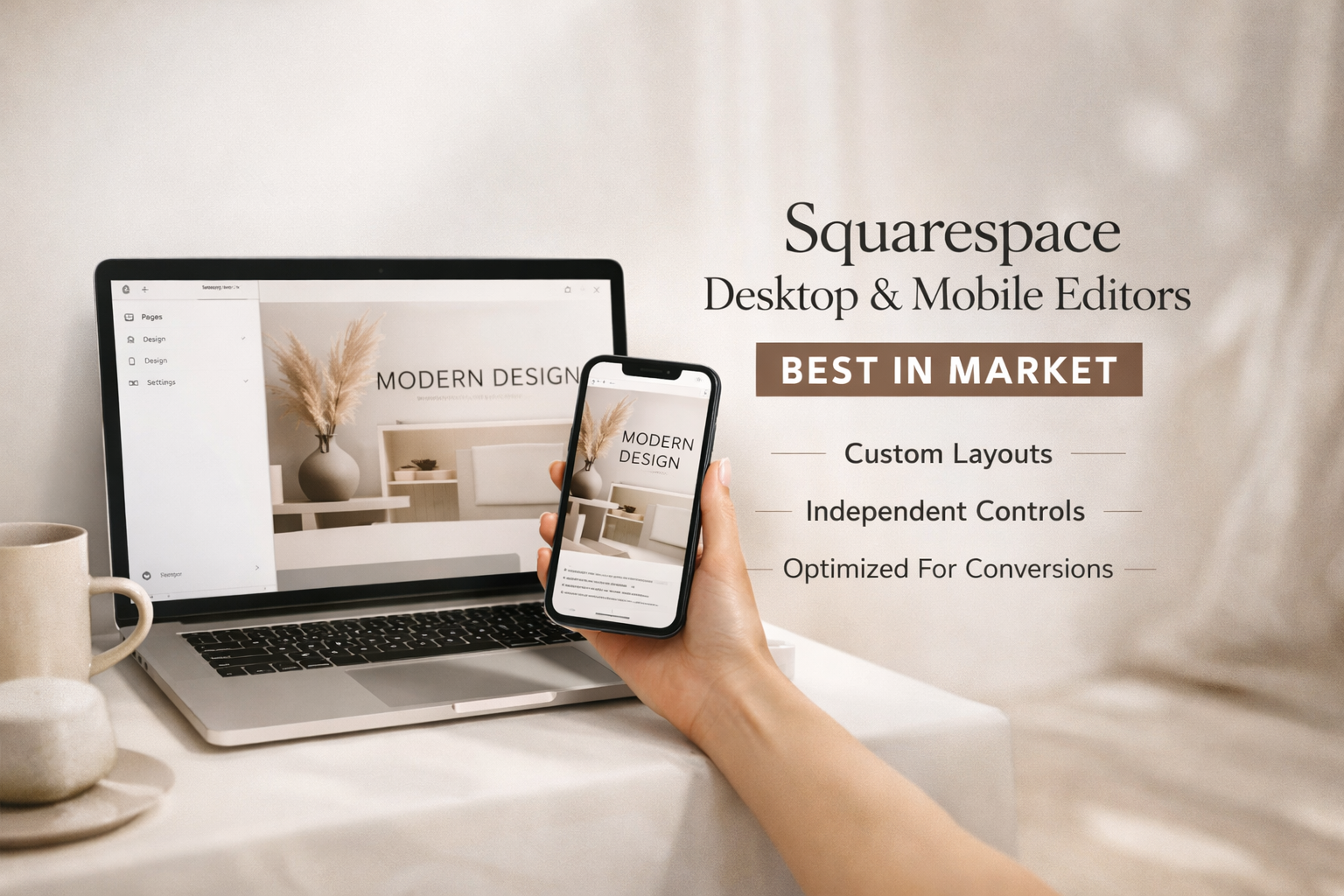 Squarespace Lets You Edit Desktop and Mobile Separately and We Are Not Okay With How Underrated This Is