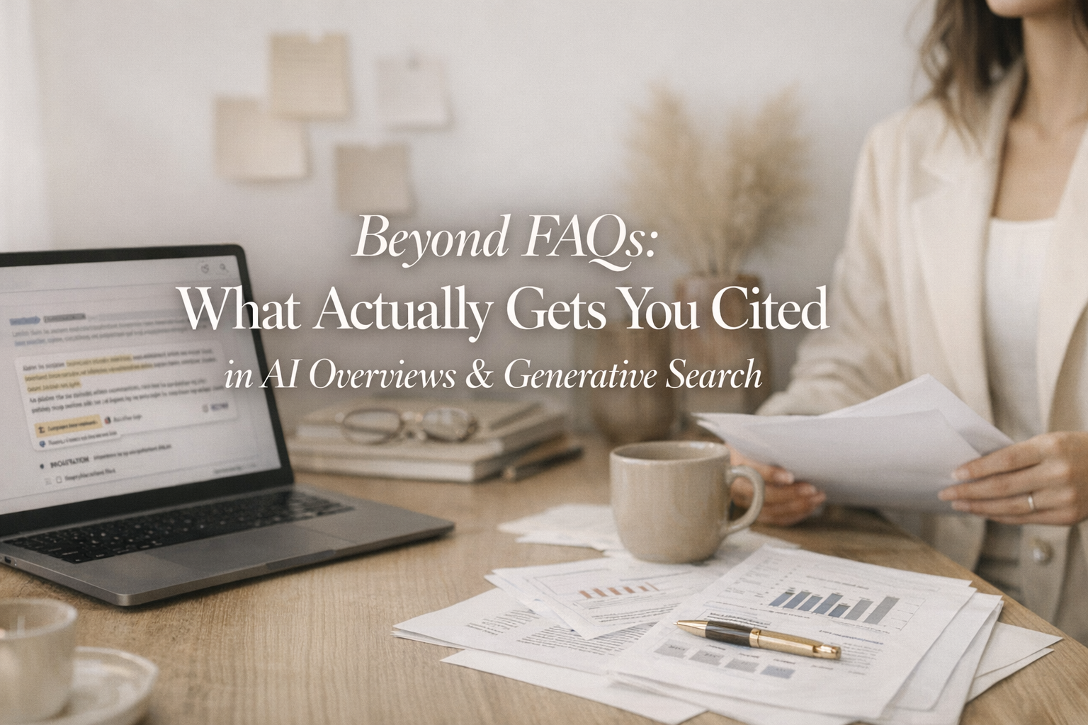 Beyond FAQs: What Actually Gets You Cited in AI Overviews and Generative Search Results