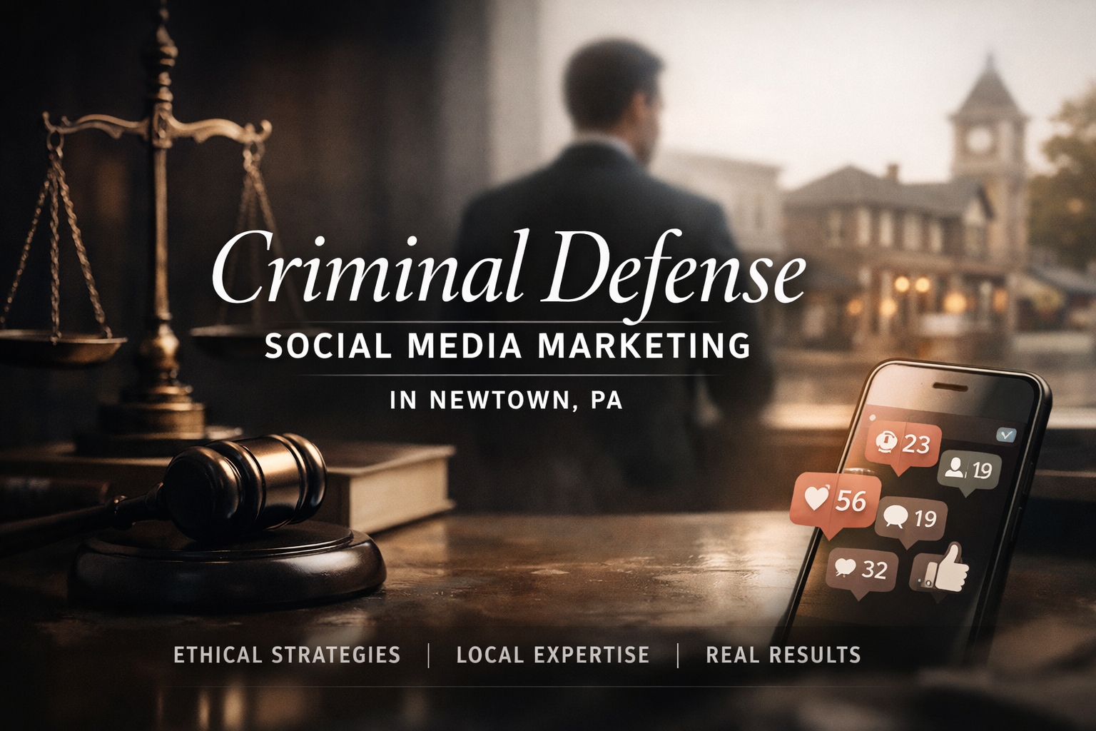 Criminal defense social media marketing Newtown PA