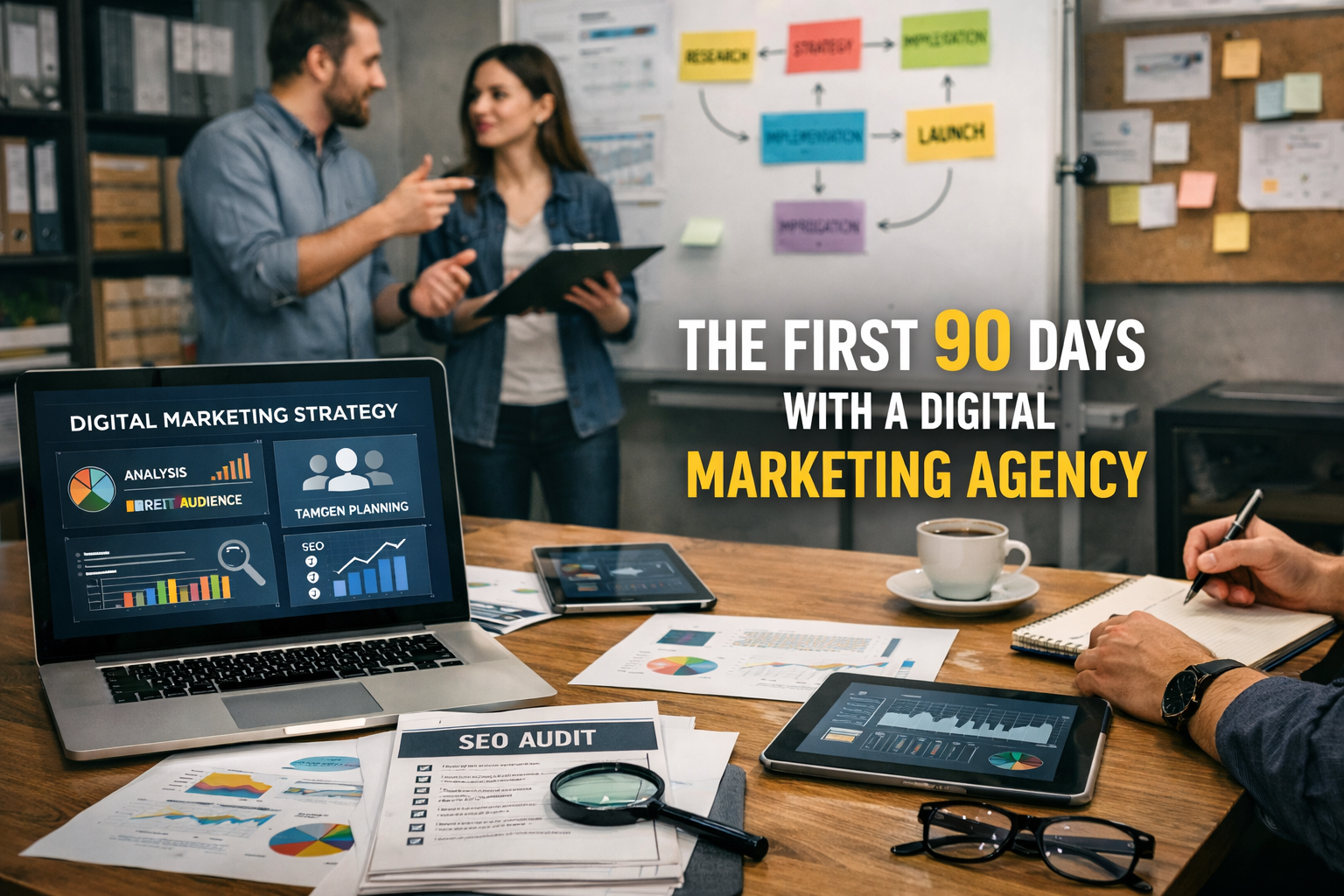 What to Expect in Your First 90 Days With a Digital Marketing Agency