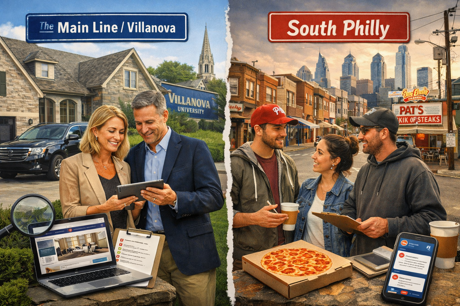 The Main Line vs. South Philly Client: Same Product, Totally Different Buyer Journey