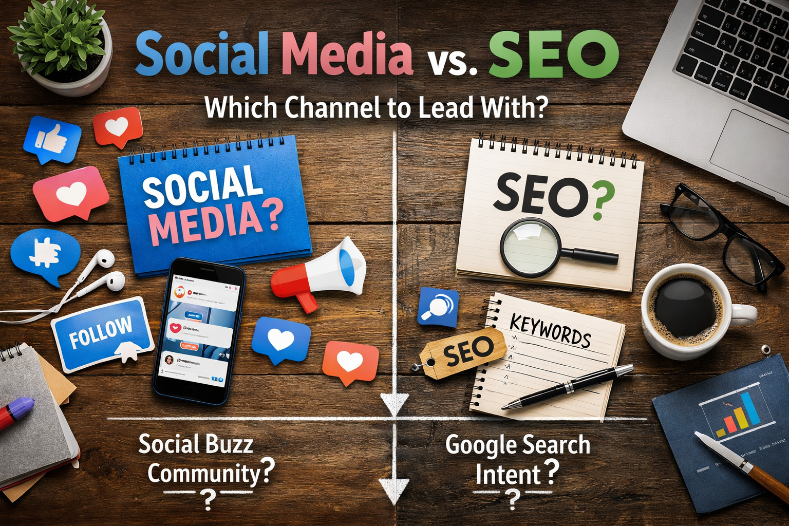 Social Media vs. SEO: How We Decide Which Channel to Lead With