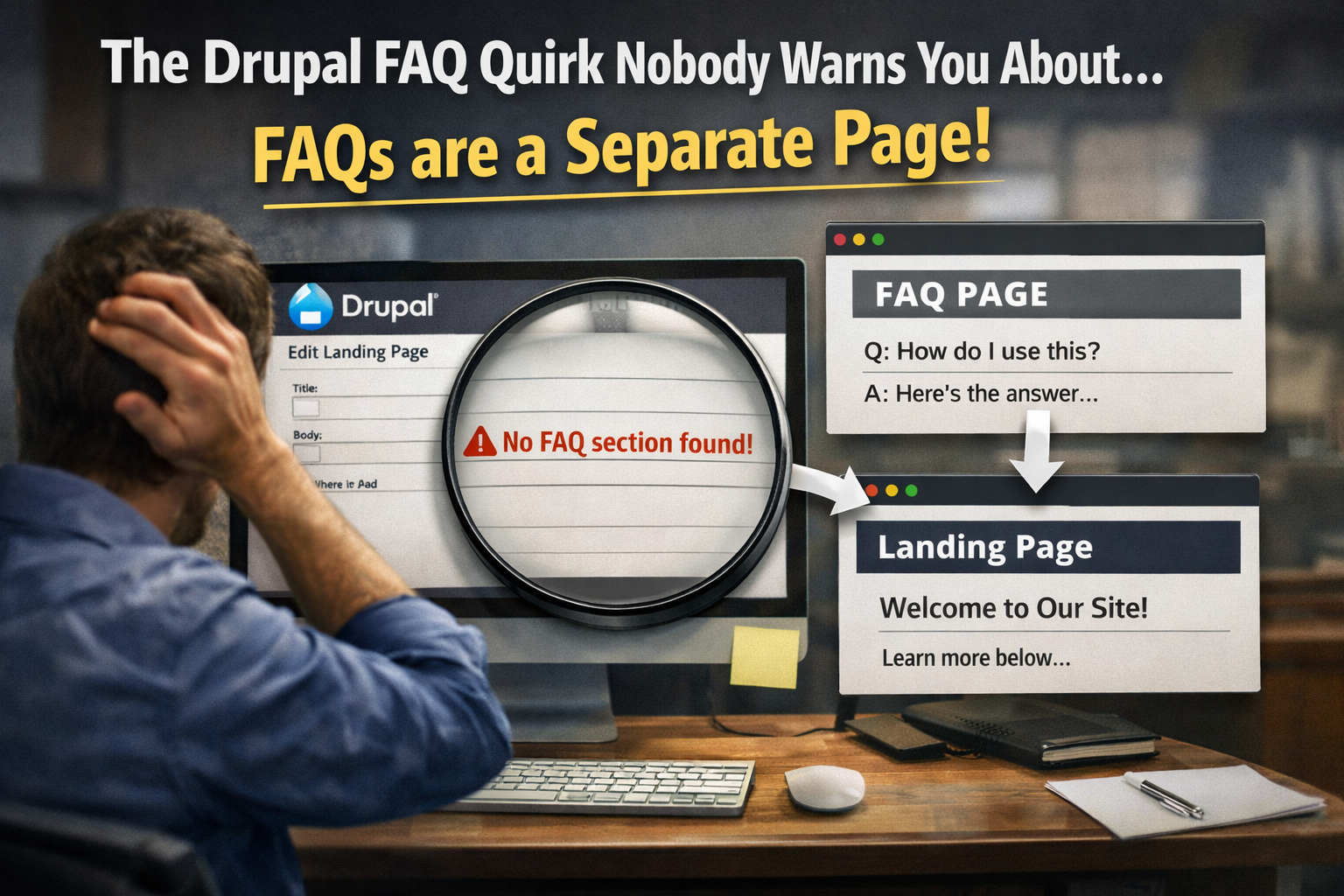 The Drupal FAQ Quirk Nobody Warns You About Before You Build Your First Page