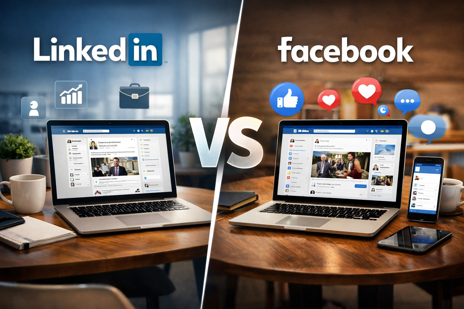 LinkedIn vs Facebook for organic growth