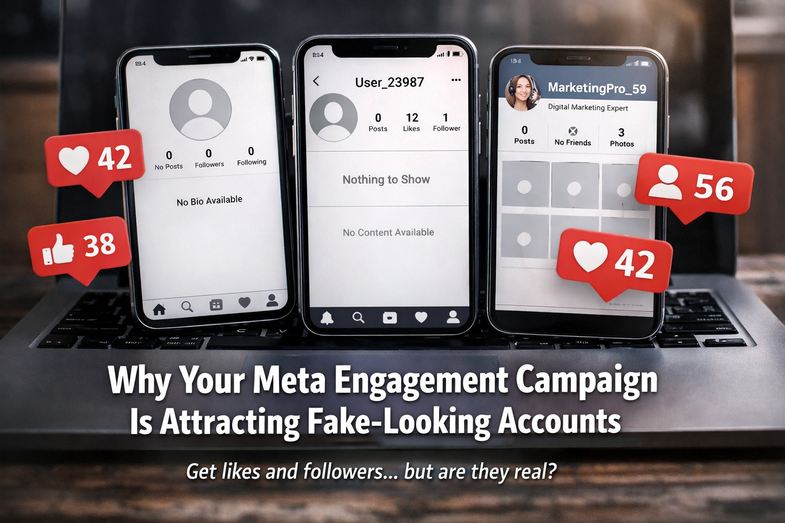 Why Your Meta Engagement Campaign Is Attracting Fake-Looking Accounts (And What to Do About It)
