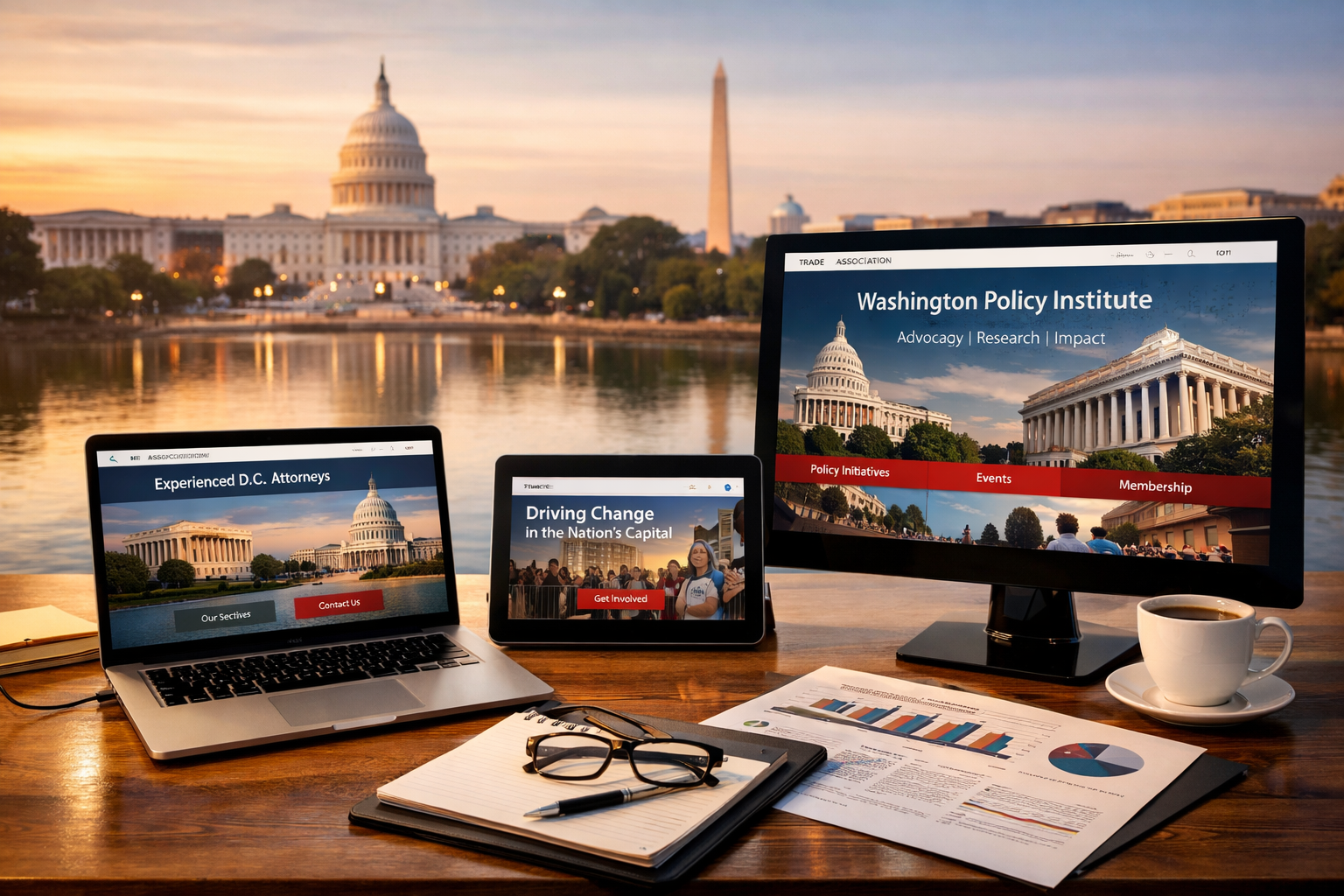 Web Design for DC Law Firms, Nonprofits, and Associations — What Makes a DMV Website Actually Convert