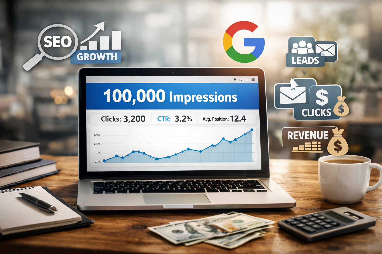 How Long Does It Take to Scale to 100,000 Google Impressions Per Month — And What Should That Actually Mean for Your Business?