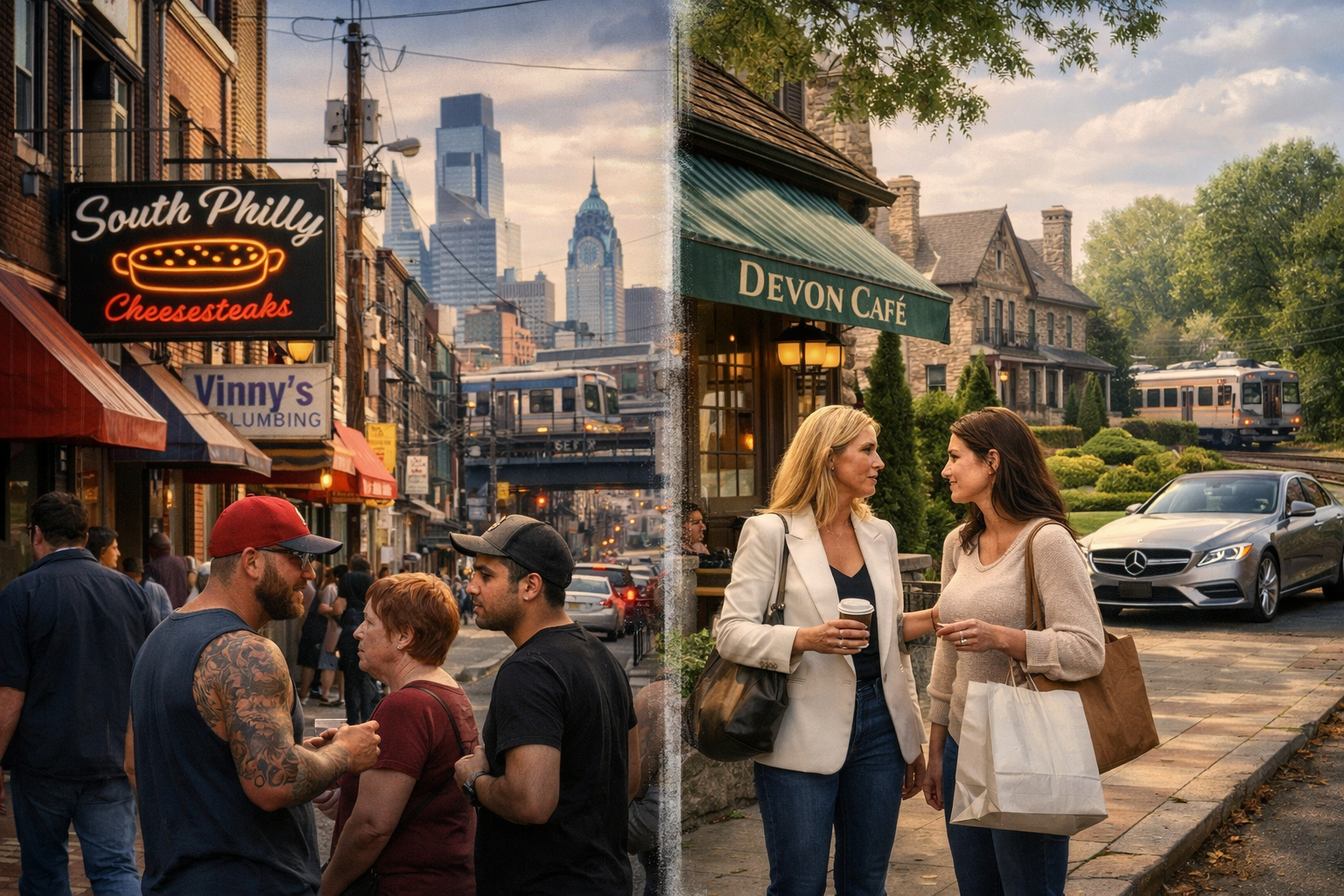 South Philly vs. The Main Line: Two Completely Different Approaches to the Same Whisper Network