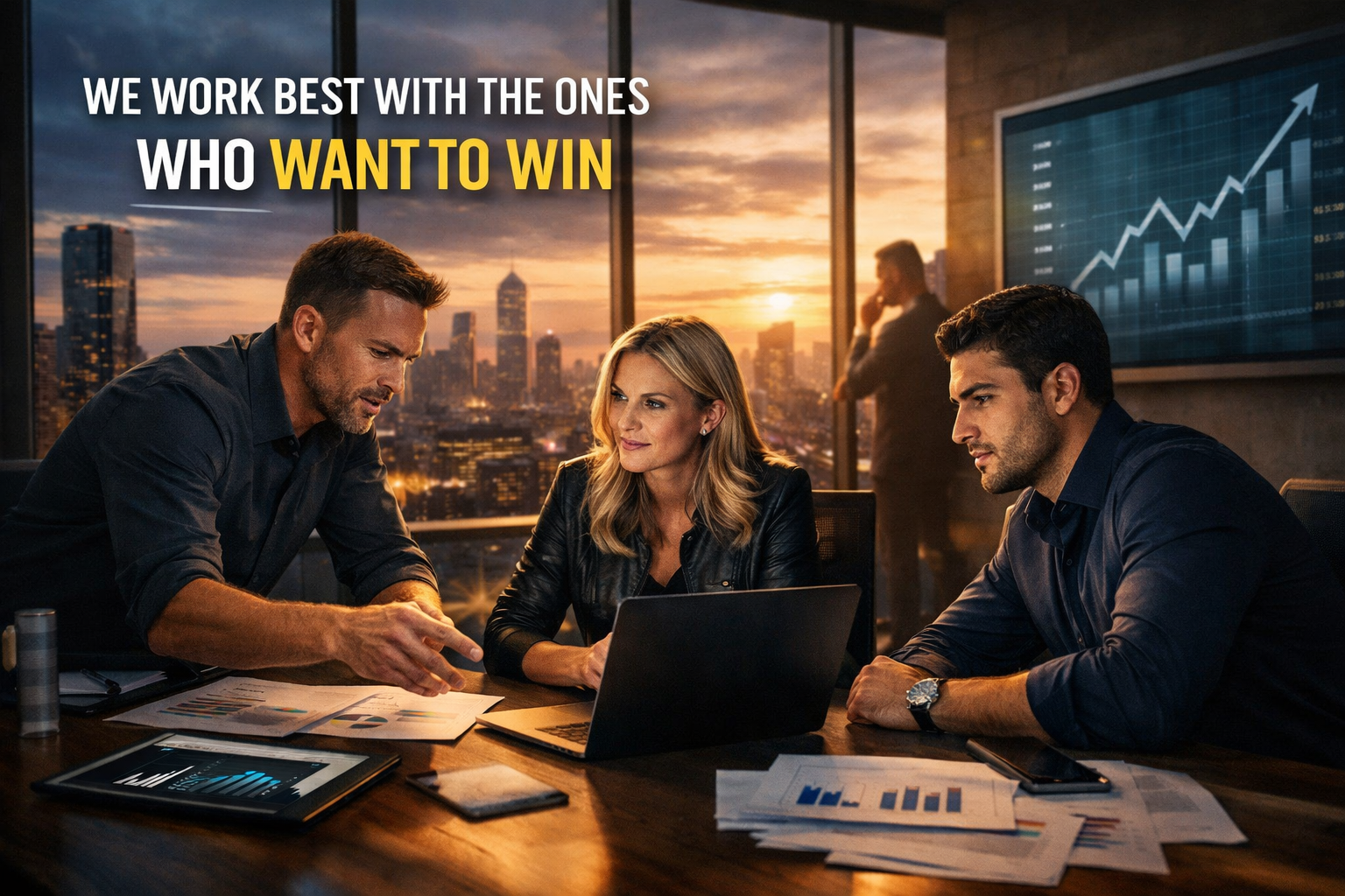 We Work Best With the Ones Who Want to Win