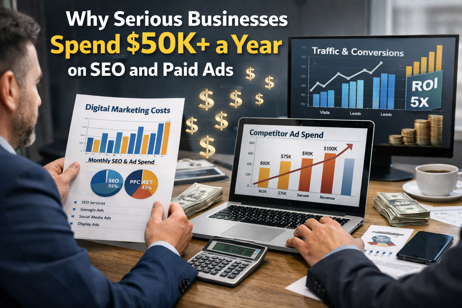Why Serious Businesses Invest $50,000+ Per Year in SEO and Paid Ads (And Why That Number Makes Sense)