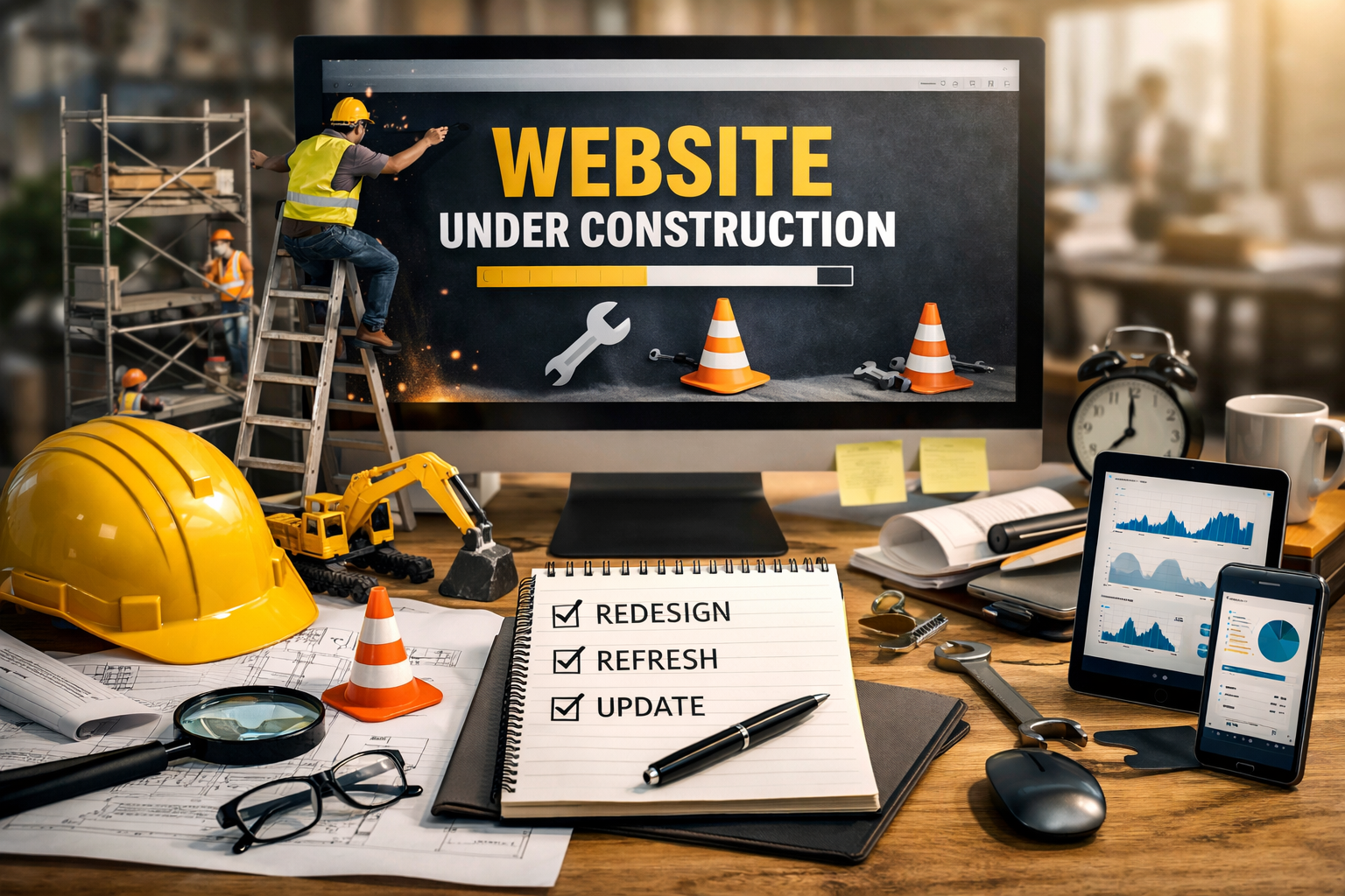 Website redesign and hygiene