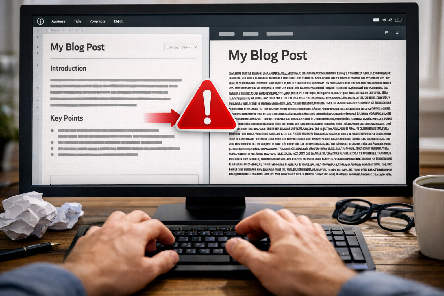 Why Your WordPress Blog Looks Fine in the Editor But Broken on the Front End — And What It's Telling You
