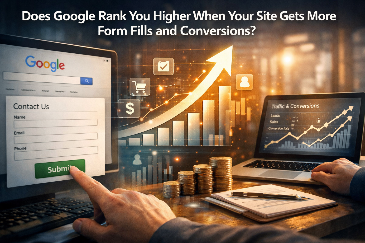 Google ranking and conversions